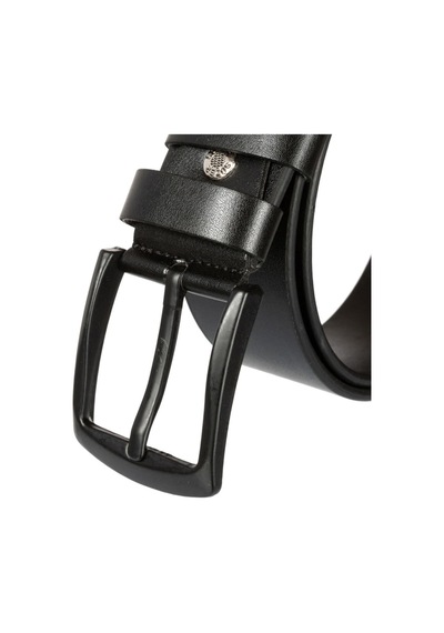 Süzer Deri Siyah Suni Deri Düz Renk 4.5 Cm.lik Spor Kemer - 4500-düz Siyah