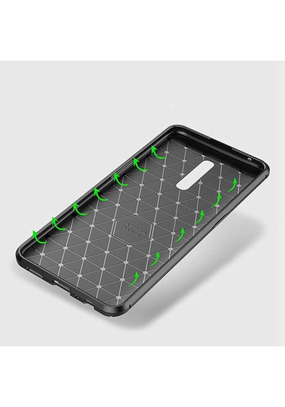 Oppo Reno Z Kilif Karbon Silikon Case 389460582