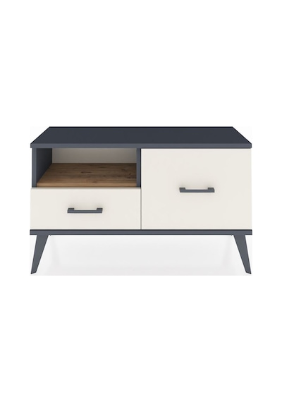 Arges Şifonyer Tek Raflı 2 Çekmeceli 88x30x48 Antrasit-çam/aytaşı Çam/aytaşı Arges Şifonyer Tek Raflı 2 Çekmeceli 88x30x48 Antrasit-çam/aytaşı Çam/aytaşı