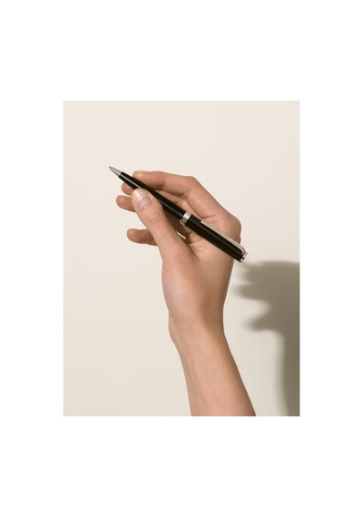 Montblanc Meisterstück Pıx Tükenmez Kalem Ve Deri 6 Bölmeli Kartl Siyah