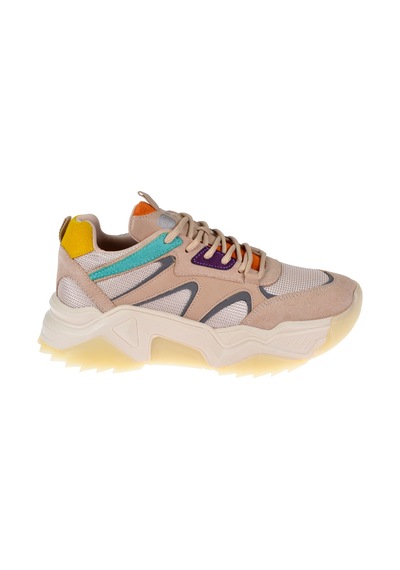 Pullman Kadın Spor Ayakkabı Sneaker Sms-65142 Bej Multi