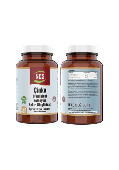 Çinko Selenyum Bakır 180 Tablet & Vitamin D3 K2 Damla Aromasız