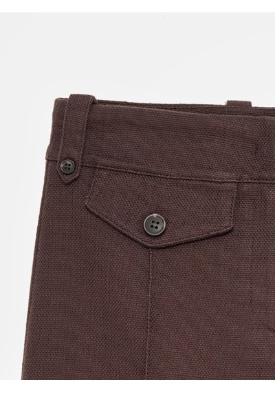 Dilvin 72711 %100 Pamuk Culotte Pantolon-kahve