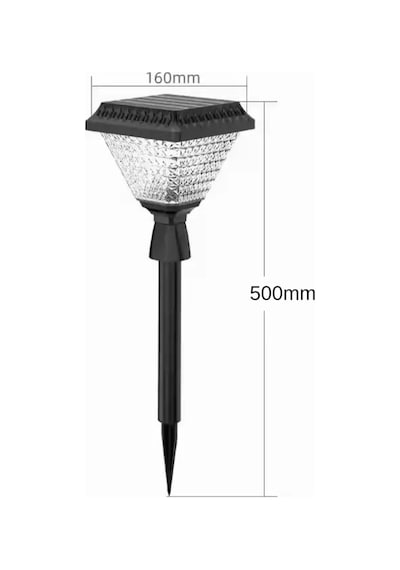Forlife 50 Watt Solar Dekoratif Çim Saplamalı Bahçe Armatürü Fl-3321