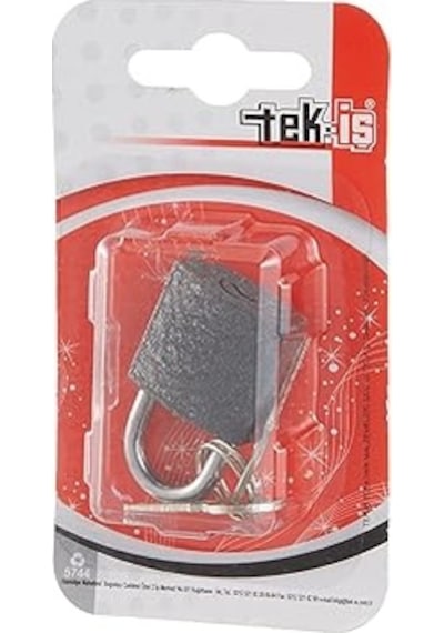 Tek-iş 524164 Asma Kilit Gri Döküm, Gri, 25mm 25mm