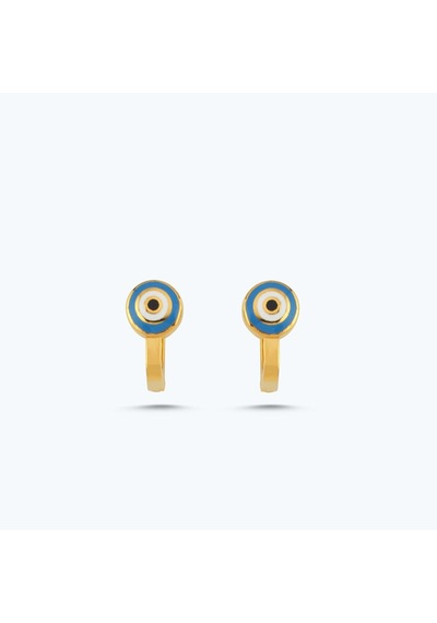 Altınbaş 22 Ayar Altın Çocuk Nazar Küpe Bjrkp0006-25925 Çok Renkli
