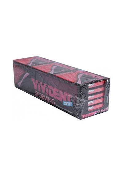 Vivident Storming Çilek Aromalı Sakız 18 x 33 G