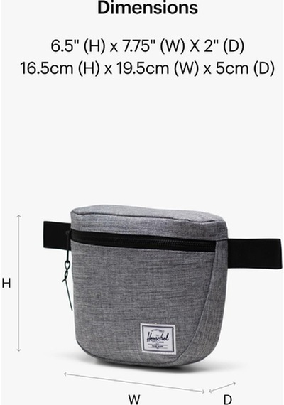 Herschel Erkek Bel Çantası Hrschl11409 Light Grey Crosshatch