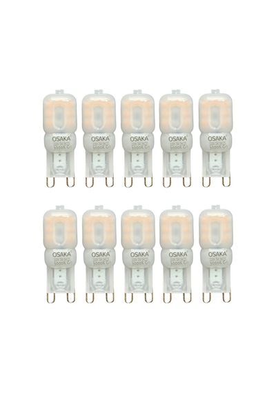 10 Adet Osaka 3w Sarı Işık 3000k Buzlu Dim Edilebilir G9 Duylu Led Kapsül Ampul
