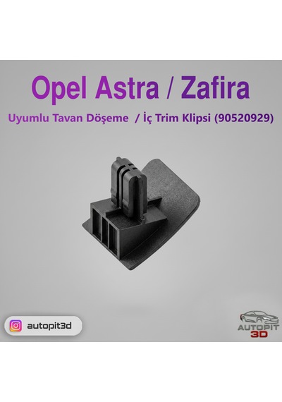 Opel Astra / Zafıra Uyumlu Tavan Döşeme / İç Trım Klipsi 4'lü Paket