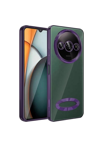 Xiaomi Redmi A3 4g 2024 Kılıf Kamera Korumalı Logo Gösteren Zore Omega Kapak Çok Renkli