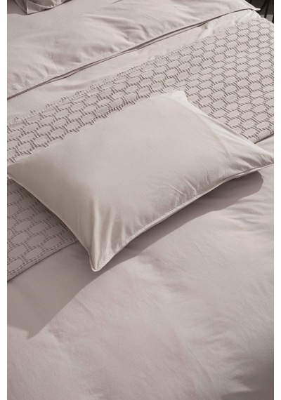 Kaay Stone Wash Pike / Yatak Örtüsü 200x240 Çift Kişilik Ekru