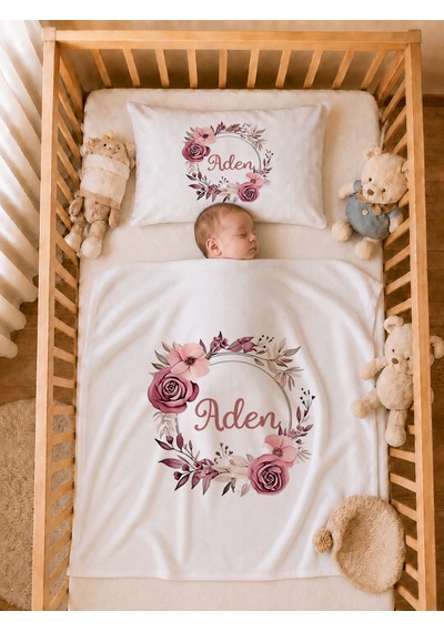 Pia Baby Kız Bebek Hastane Çıkışı 12 Parça %100 Pamuk İsme Özel Organik Baskılı Kese Hediyeli 100611k0x Ekru