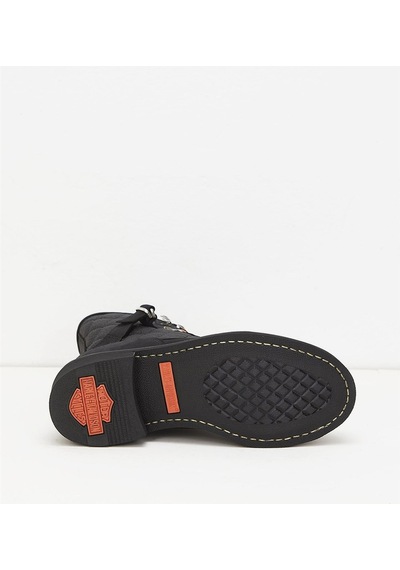 Harley Davidson Harley-davidson 025m100031 New Worker Erkek Bot - Siyah Deri-siyah Deri