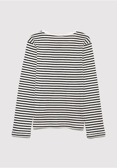 Mavi - Çizgili Basic Tişört 7610351-86625 Mavi