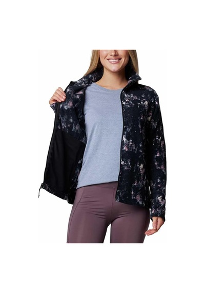Columbia Fast Trek Printed Kadın Polar Siyah