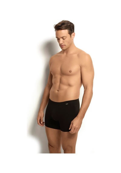 Jiber Erkek Siyah Modal Pamuklu 3'Lü Boxer 255