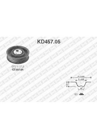 SNR KD45705 Triger Set Golf III-Polo-Ibiza 1.6-1.8 121Dıs