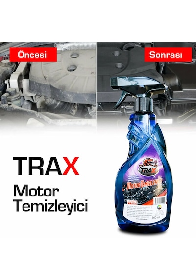 Trax - Oto Araba Motor Temizleyici ve Parlatıcı 500Ml