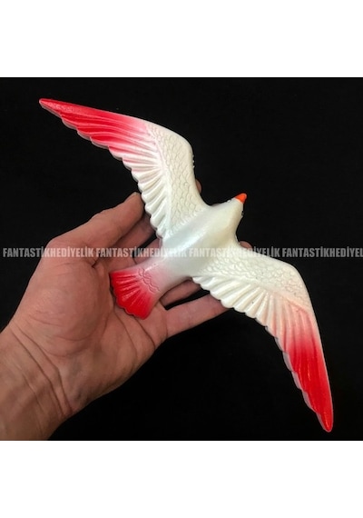 3Lü Martı Kuş Nazar Boncuk Polyester Bahçe Balkon Kapı Duvar Süs (407849847)