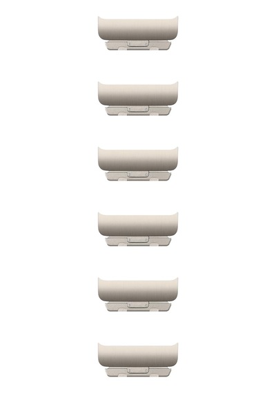 Watch Band - 46 Mm Baklalı Model Natürel Bilezik Kiti Sku: Smg8690010106803