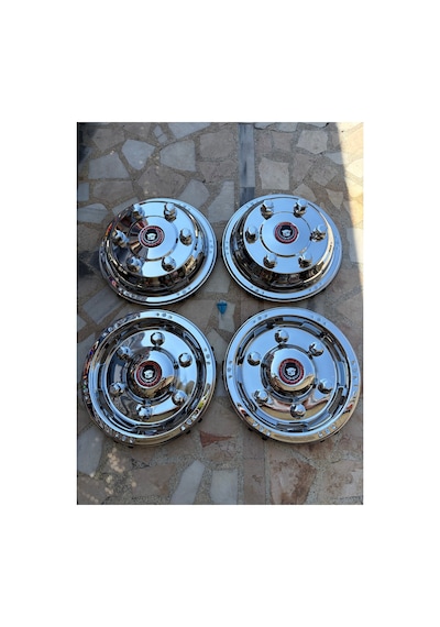 Aps - 17.5 Bijonlu Model Nikel Jant Kapağı Seti / 2 Ön 2 Arka