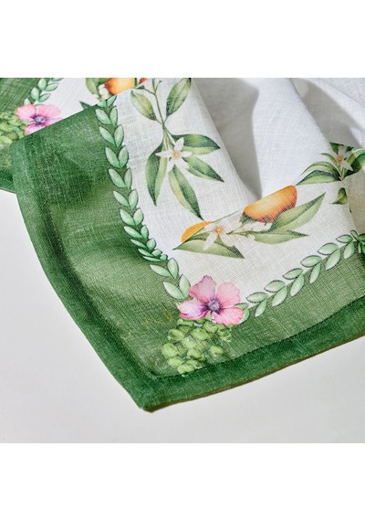 Yeşil Polyester Runner 50x150 Cm
