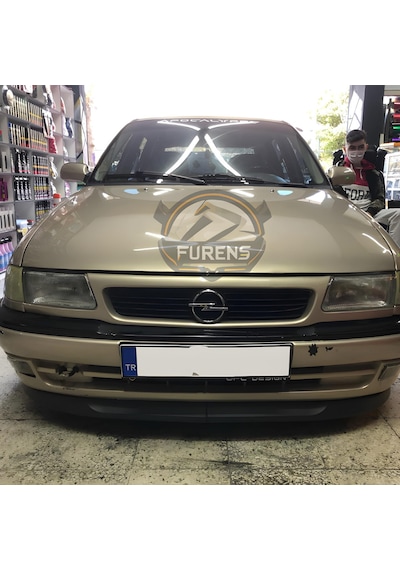 Opel Astra F 1991-1998 Uyumlu H Lip Esnek Ön Lip 2 Parça Karlık Ön Ek Tampon Altı Dil