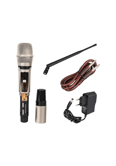 Magicvoice Mv21633 2 El Tipi Mikrofonlu 100+100 Kanal Antenli Uhf-pll Kablosuz Telsiz Mikrofon