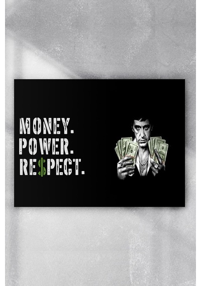 Money Power Respect Motivasyon Poster