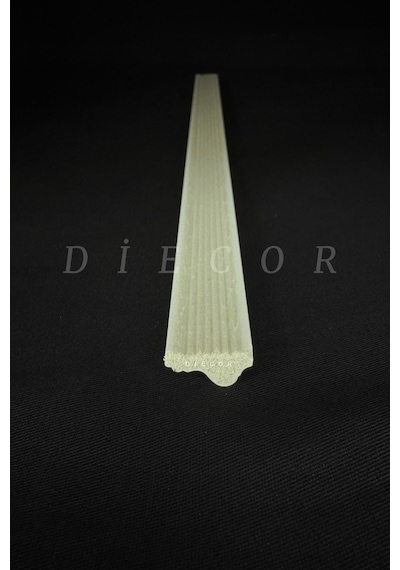 Diecor Dekoratif Boyanabilir 1 Adet 2 Cm Eğimli Polistren Duvar Çıtası Beyaz 20 X 17 Model:xa246
