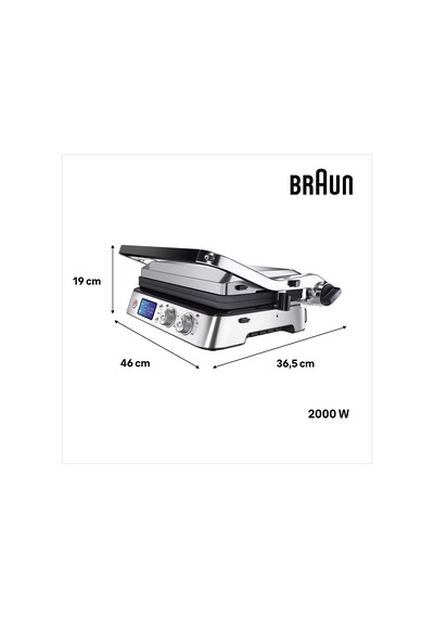 Braun MultiGrill 9 CG9047 2000 W Contact Grill