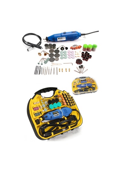 Graizer 211 Parça 400 Watt 60.000 Rpm 6 Kademe Devir Ayarlı Hobi