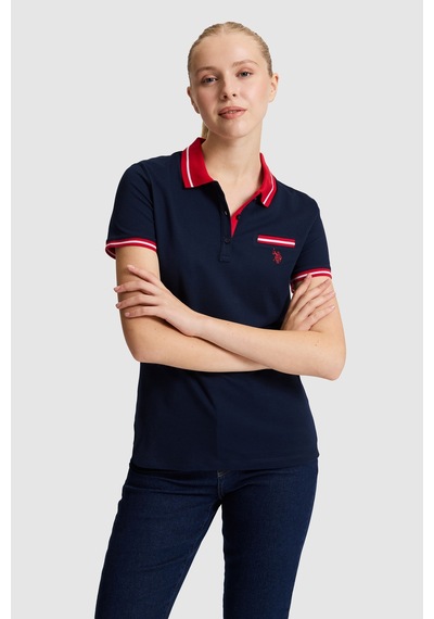 U.S. Polo Assn. U.s. Polo Assn. Kadın Lacivert Tişört Basic 50323455-vr033 U.S. Polo Assn. U.s. Polo Assn. Kadın Lacivert Tişört Basic 50323455-vr033