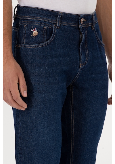 U.S. Polo Assn. Erkek Koyu Mavi Straight Fit Jean Pantolon 50316572-DN0023