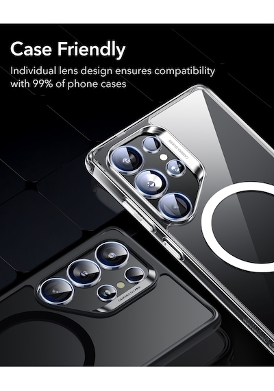 Samsung Uyumlu  S25 Ultra Kamera Lens Koruyucu Şeffaf