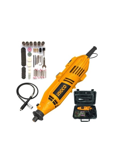INGCO 130W 52 PARÇA GRAVÜR KALIPÇI TAŞLAMA HOBİ SETİ
