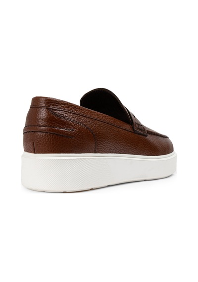 Deery Hakiki Deri Taba Rengi Erkek Loafer Ayakkabı - 01964mtbae02 Taba