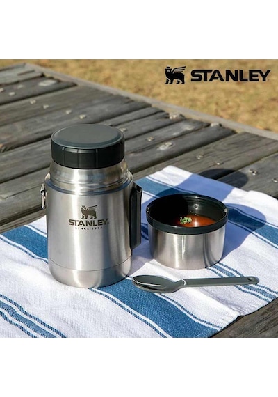Stanley Adventure Vakumlu 0.53 L Yemek Termosu Gri