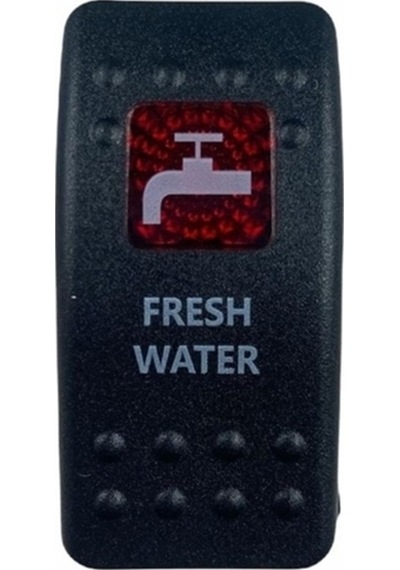 Mr-134m-s6 Marin Switch On-off 12-24v 3 Bacaklı Kırmızı Hidrafor Tatlı Su