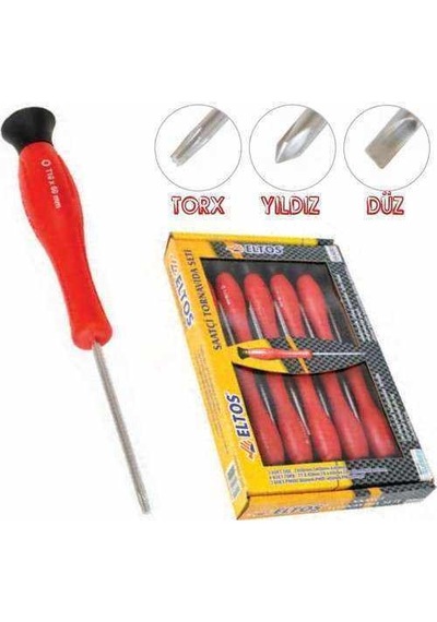 Eltos Saatçi Tornavida Seti 10 Pcs Est 010