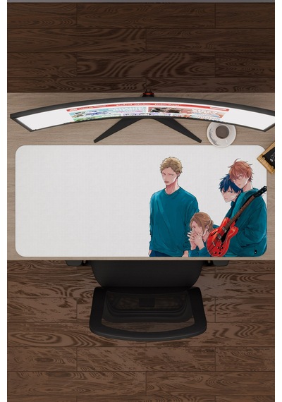Given Anime V2 - 90x40 Xxl Gaming Kauçuk Kaymaz Taban Mouse Pad Fare Altlığı