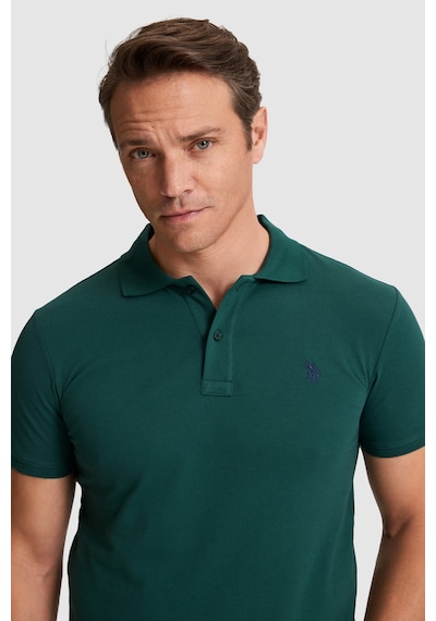 U.s. Polo Assn. Erkek Koyu Yeşil Tişört Basic 50322347-vr079 Koyu Yesıl