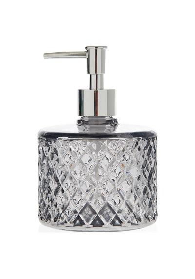 Angg Design Kristal Cam Sıvı Sabunluk - Füme Çok Renkli