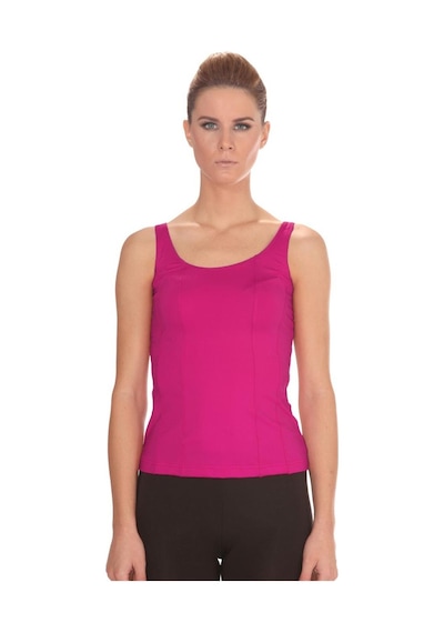 Bulalgiy Kadın Fuşya Basic Fit Tişört - Bga092413-fuşya Fuşya
