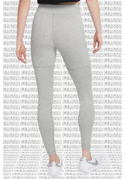 Nike Sportswear Club High-rise Leggings 2 Cepli Yüksek Belli Pamuklu Gri Tayt Gri