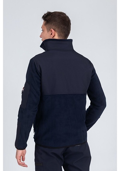 Vatan Tekstil Softshell Erkek Garnili Polar Lacivert
