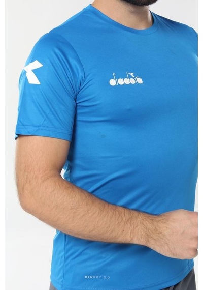 Diadora Nacce Erkek Mavi T-Shirt - 16Tsr05