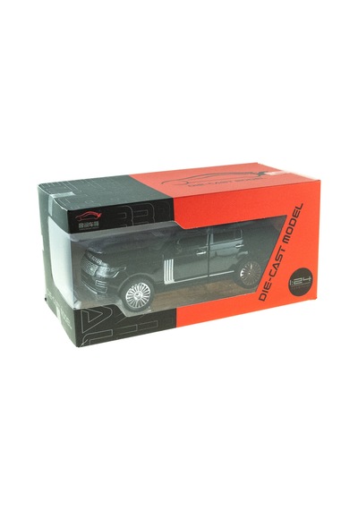 1:24 Ölçek Metal Model Super Suv Çek Bırak Işıklı Sesli Siyah