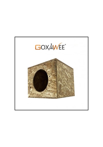 Goxawee Kedi Evi Dış Ortam Uygun Ahşap Kedi Evi Osb 36x34x32 Cm
